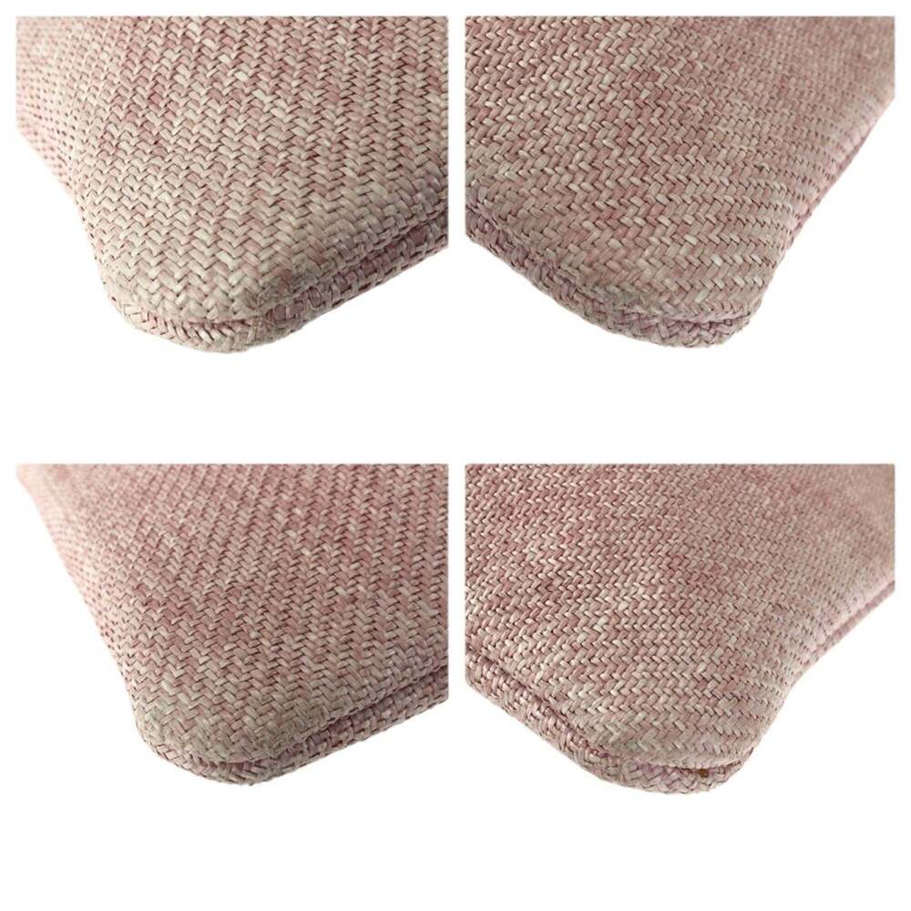 CHANEL Pink Canvas Deauville Pouch - Picture 3 of 9